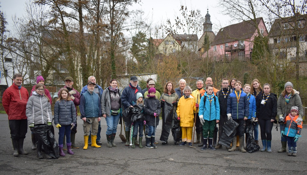 Erlenbachreinigung Burgholzhausen 2019