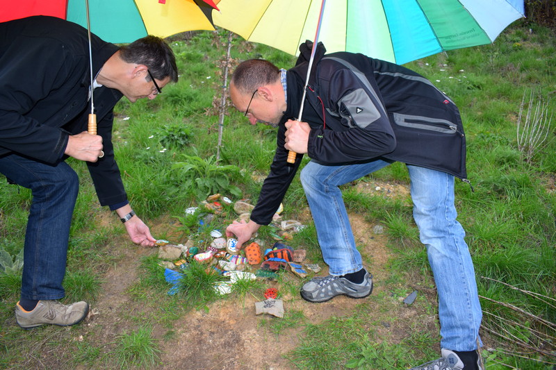 Geocache Burgholzhausen Erbe der Tempelritter, Burgholzhäuser Stadtteilseite