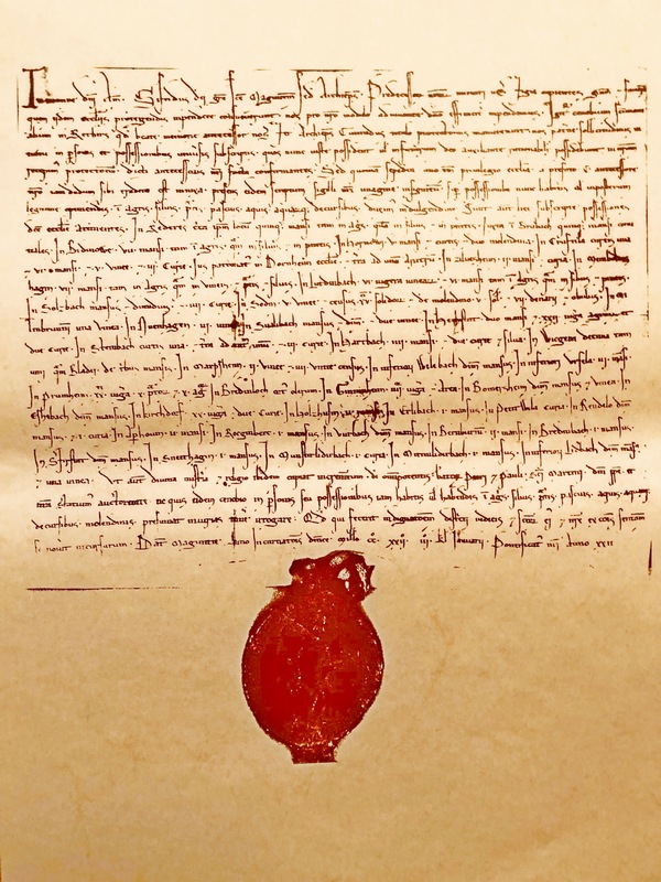 Schutzbrief des Mainzer Erzbischof Siegfried II.