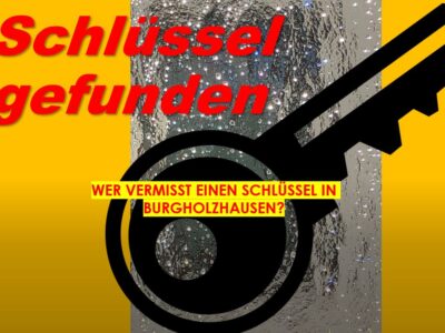 Schlüssel gefunden & einer gesucht!