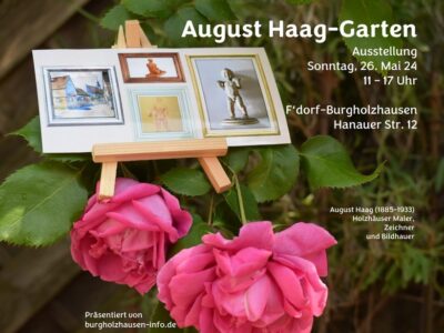 August Haag-Garten – kleine Outdoor-Kunstausstellung