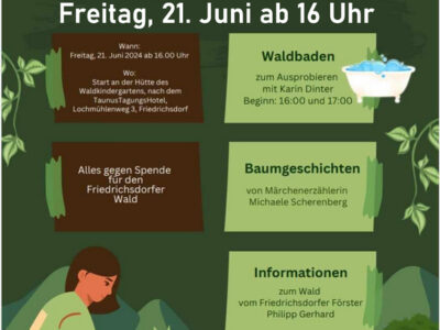 Spendenaktion für den Wald