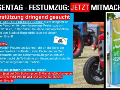 Hessentag-Festumzug: Jetzt mitmachen – ein Hilferuf!