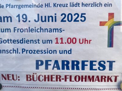 Traditionelles und Neues beim Pfarrfest in Burgholzhausen