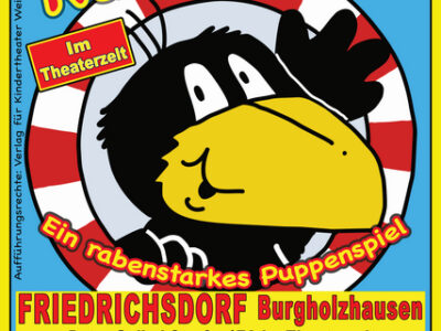 Der Rabe Socke kommt ins Theaterzelt