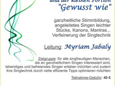Sing-Workshop mit Myriam Jabaly