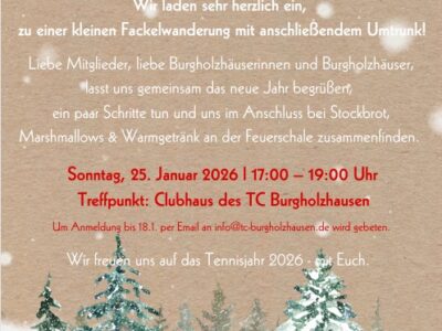 Winterfest mit dem TC Burgholzhausen