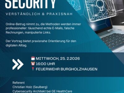 Cyber Security-Vortrag nach Senioren-Café Burgholzhausen