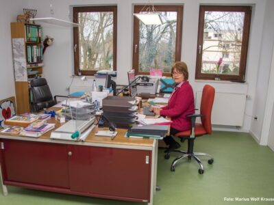 Mit Babyphon im Gemeindebüro – Abschied von Petra Steinbach