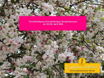 Überblick über Veranstaltungen am Wochenende