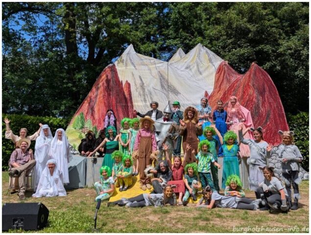 Gruppenfoto nach der 2. Vorstellung des Zauberer von Oz