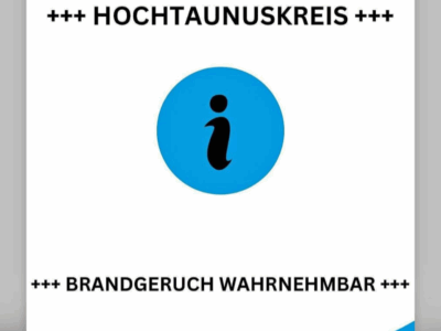 Zum Brandgeruch in Burgholzhausen und Umgebung