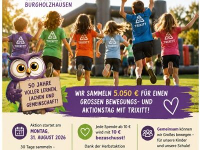 Unterstützen Sie jetzt die Spendenaktion zum Jubiläum der Grundschule
